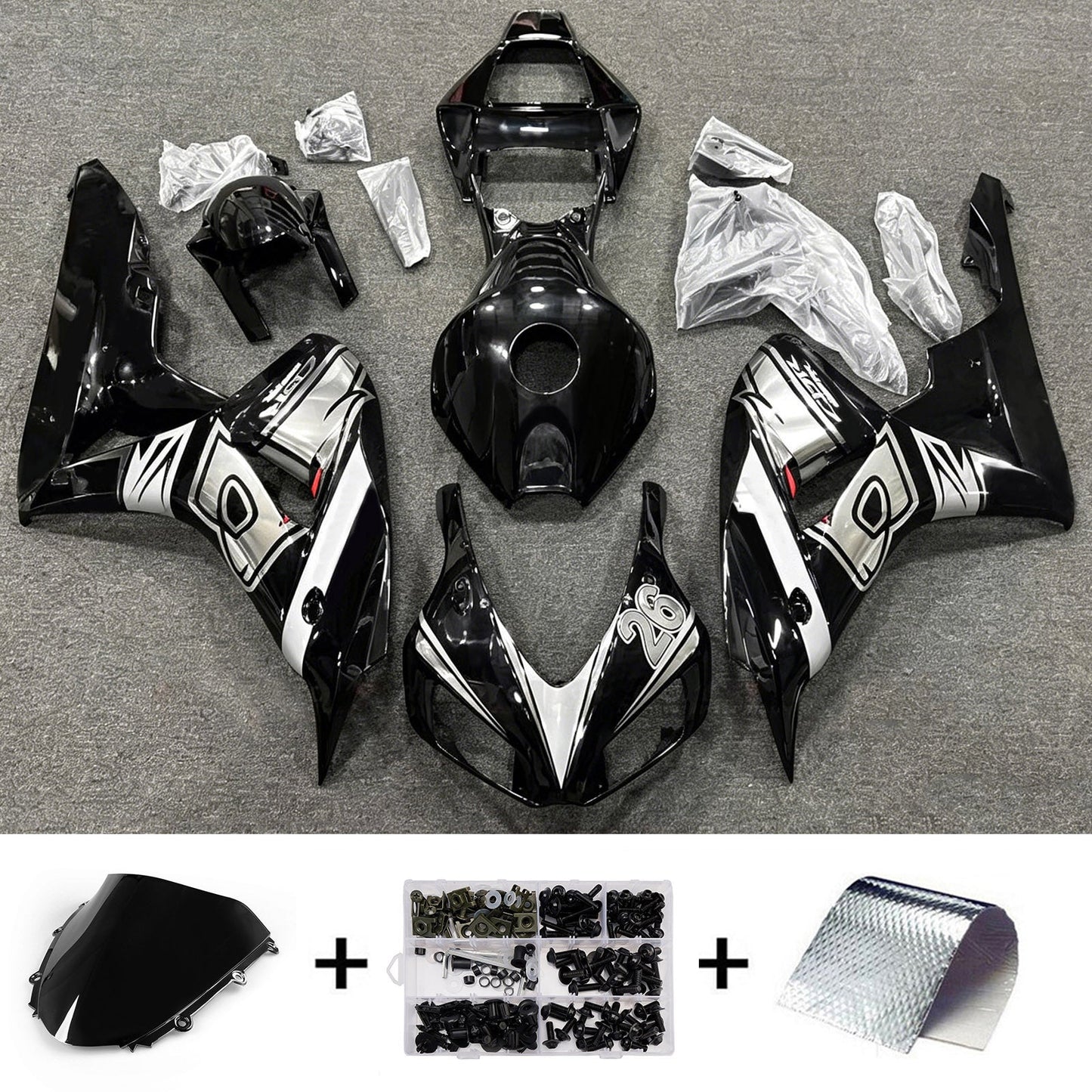 Kit di carene in plastica ABS stampate a iniezione per Honda CBR1000RR 2006-2007