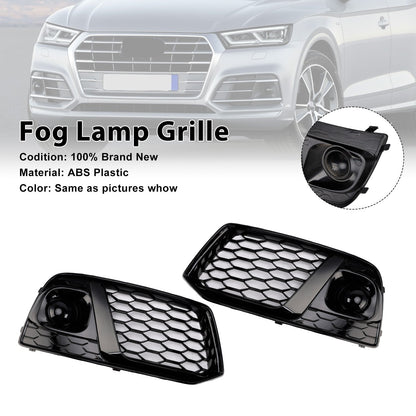 Griglia fendinebbia anteriore a nido d'ape nera Audi Q5 SQ5 2018 2019