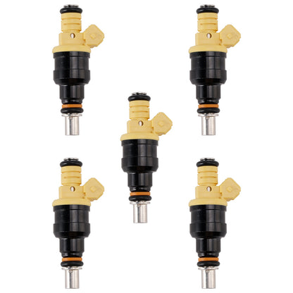 5 pezzi Iniettore carburante 0280150779 Adatto per Volvo 850 2.4L 2.0L I5 1991-1997 852-12141