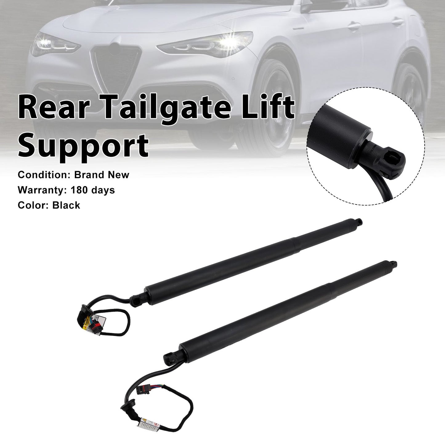 Ammortizzatore a gas per portellone posteriore elettrico per Alfa Romeo Stelvio 2017-2026, codice 505603960.