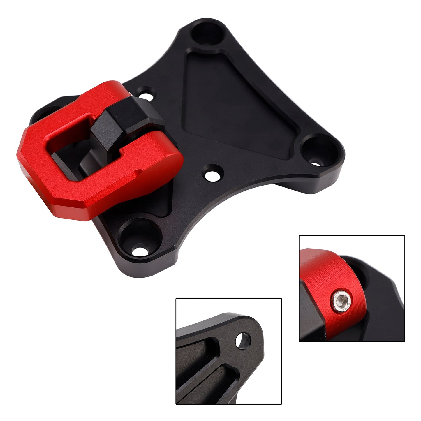 Piastra di traino posteriore con gancio e anello a D da 3/4"" compatibile con Yamaha Maverick X3 900 X Max