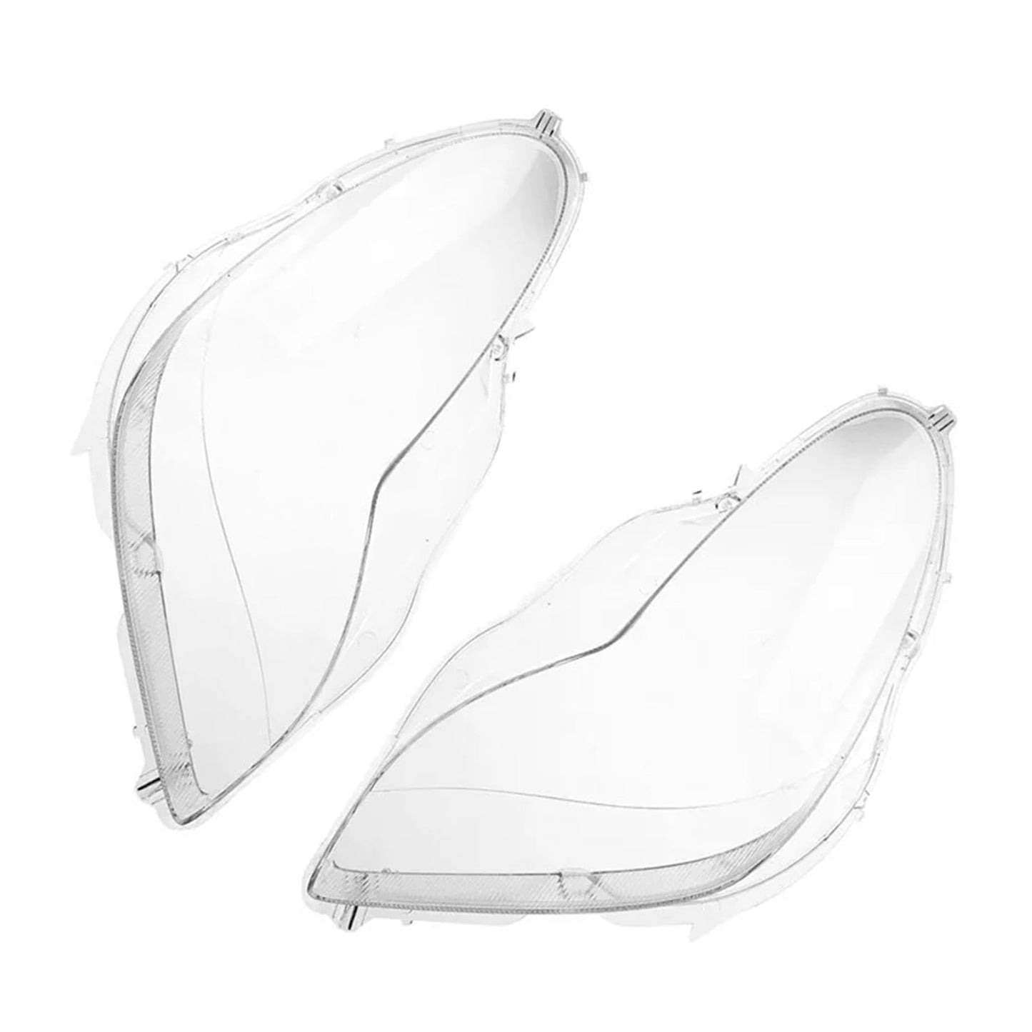 Copertura trasparente in vetro per fari anteriori Mercedes W219 CLS350 CLS500 2006-2011