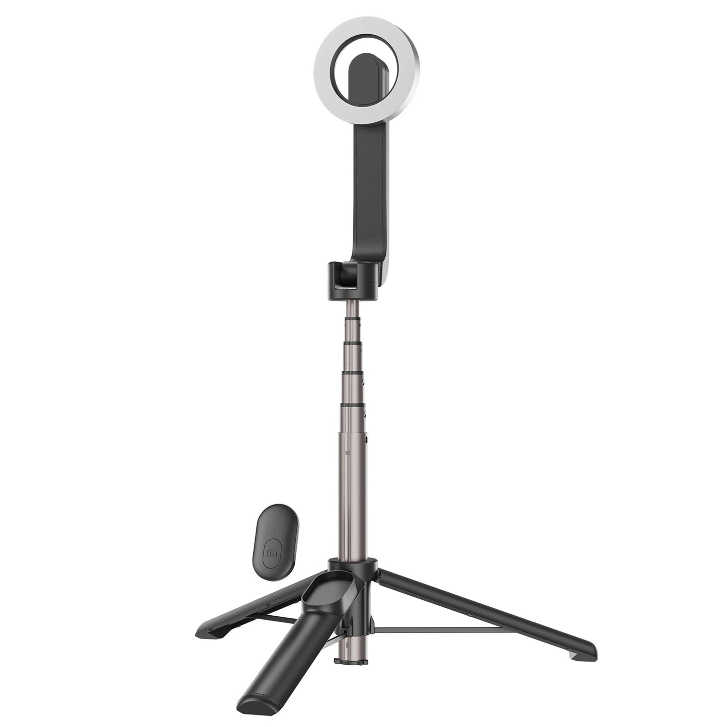 Mini bastone per selfie magnetico per telefono cellulare Magesafe Bluetooth in lega di alluminio con treppiede
