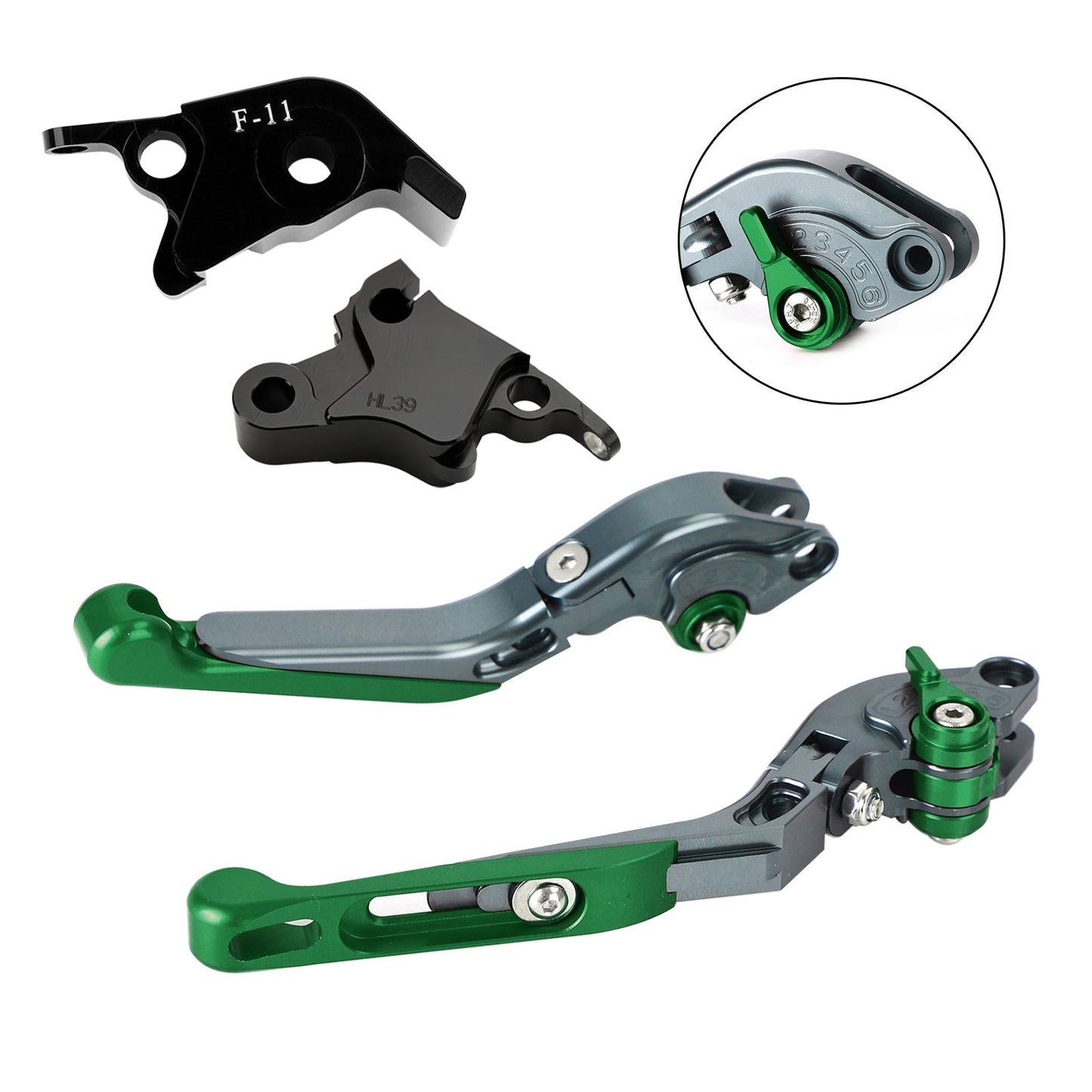 Leva freno frizione regolabile adatta per CFMOTO 700CL-X Sport 2021-2024