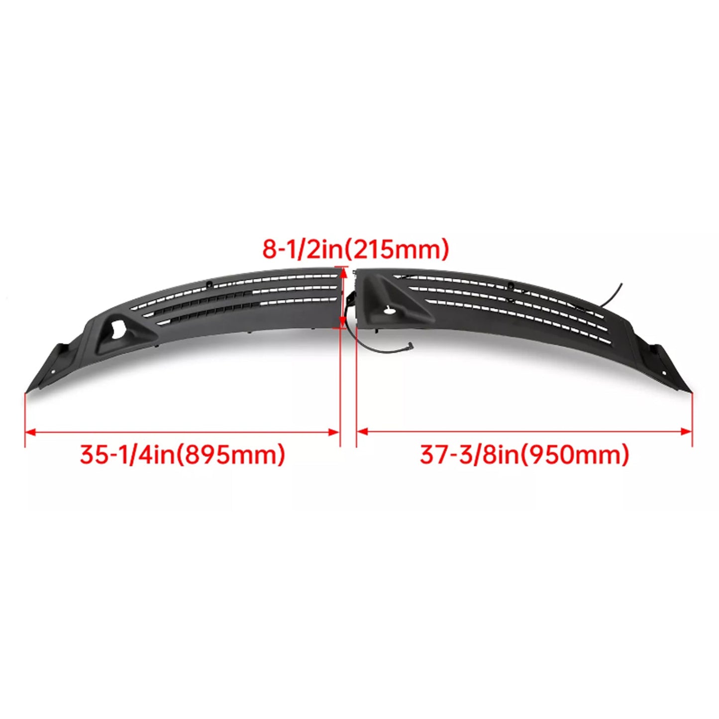 Parabrezza Tergicristallo Finestra Cowl Pannello Griglia RH &amp; LH Misura Per Ford F150 LINCOLN MARK LTd