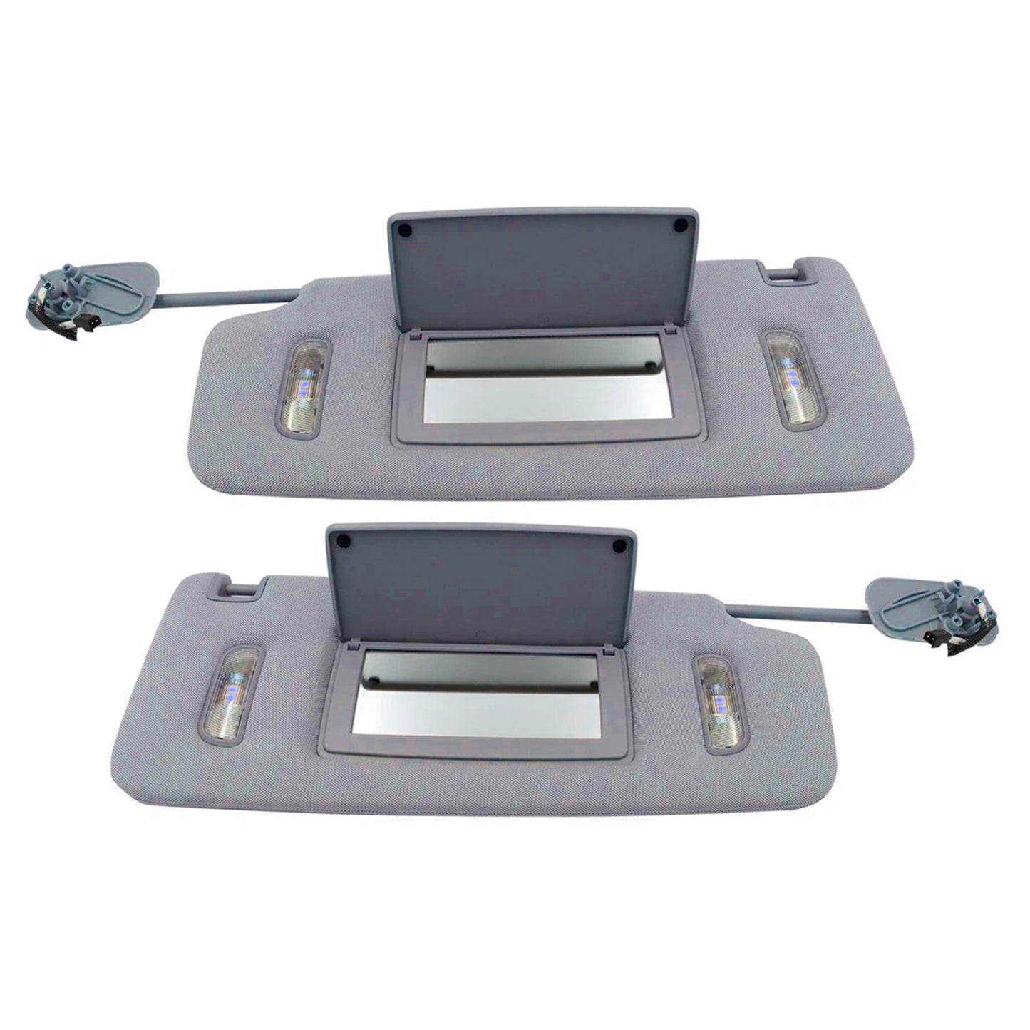 2 pezzi Visiera parasole grigia sinistra e destra 22870346 23459643 per Nissan Altima 2013-2018