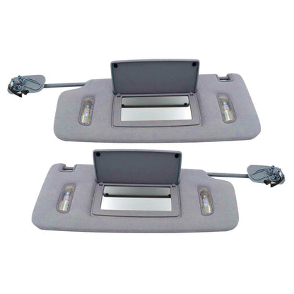 2 pezzi Visiera parasole grigia sinistra e destra 22870346 23459643 per Nissan Altima 2013-2018