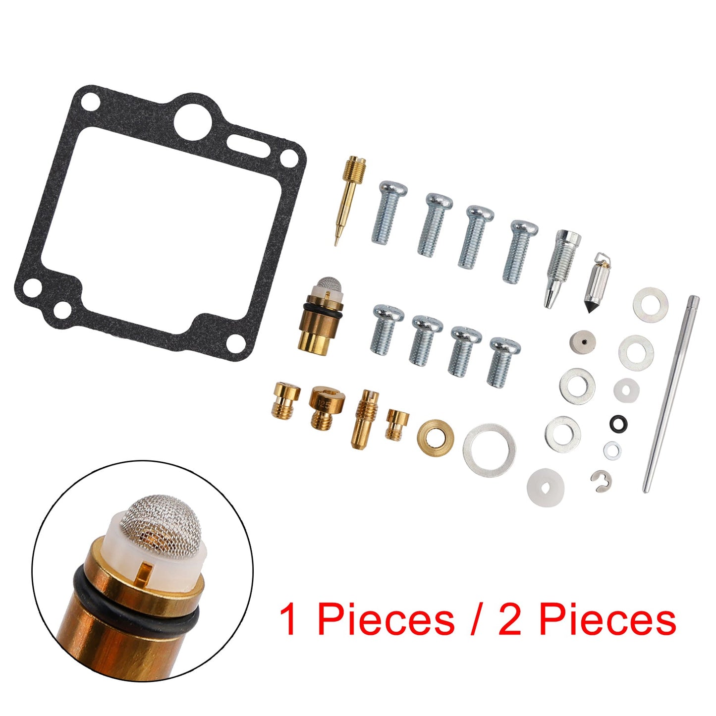 Kit di riparazione e revisione del carburatore per Yamaha XV750 Virago 750 1989-1997