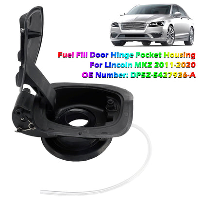 Alloggiamento per tasca di riempimento cerniera sportello carburante Lincoln MKZ 2011-2020 DP5Z-5427936-A