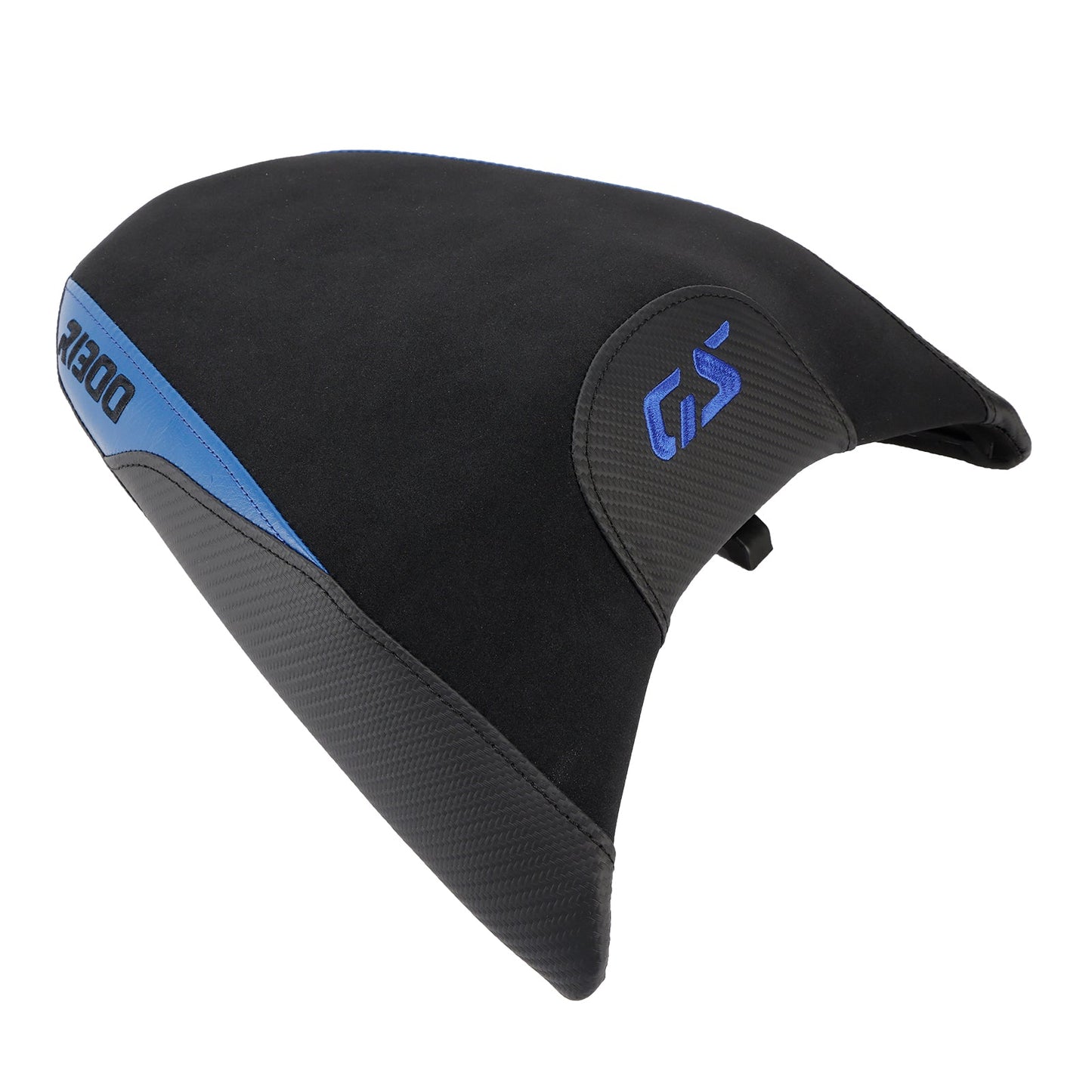 Cuscino passeggero posteriore per BMW R1300GS 2024-2025, in poliuretano piatto, blu e bianco