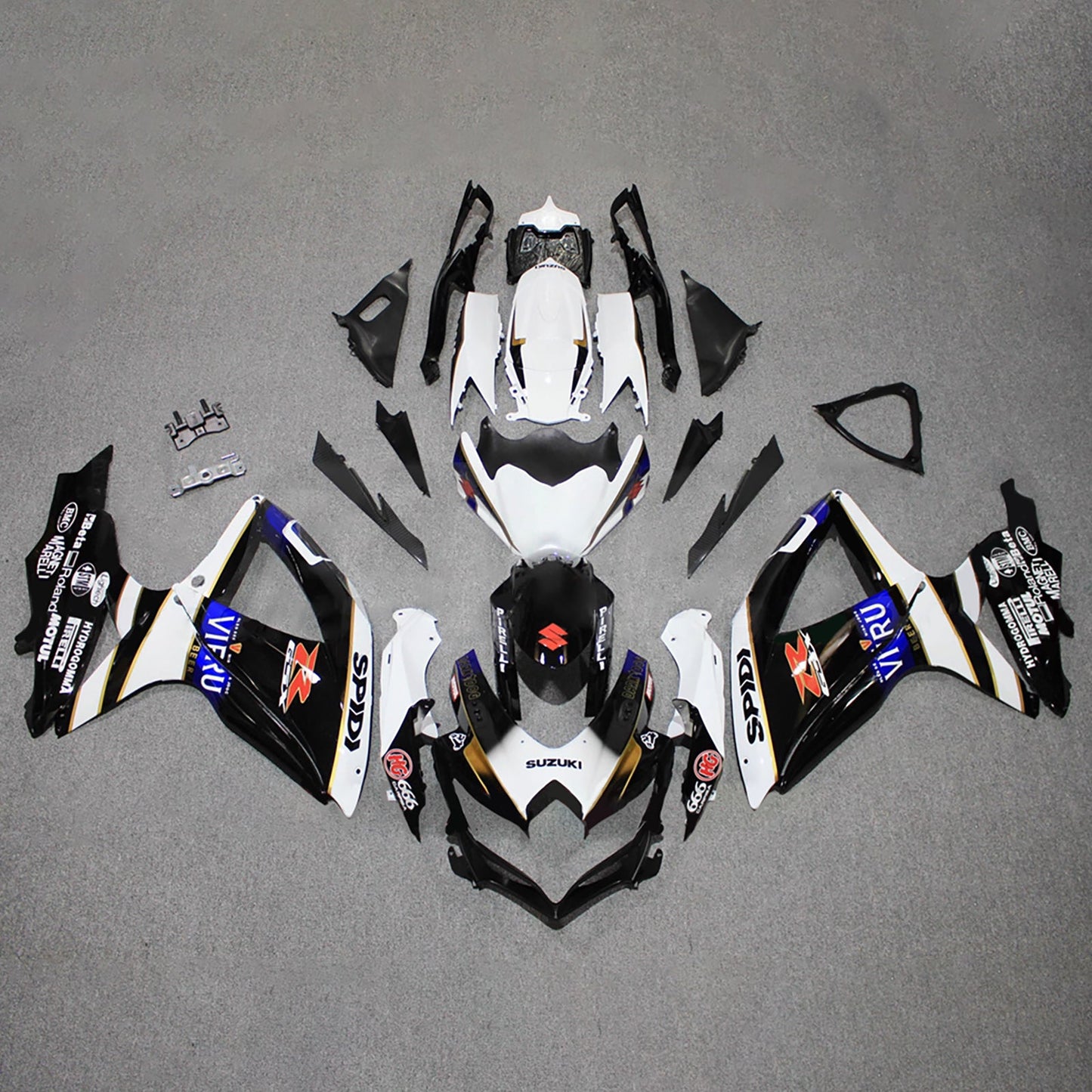 Kit carenatura iniezione plastica ABS per Suzuki GSXR 600/750 2008-2010 K8