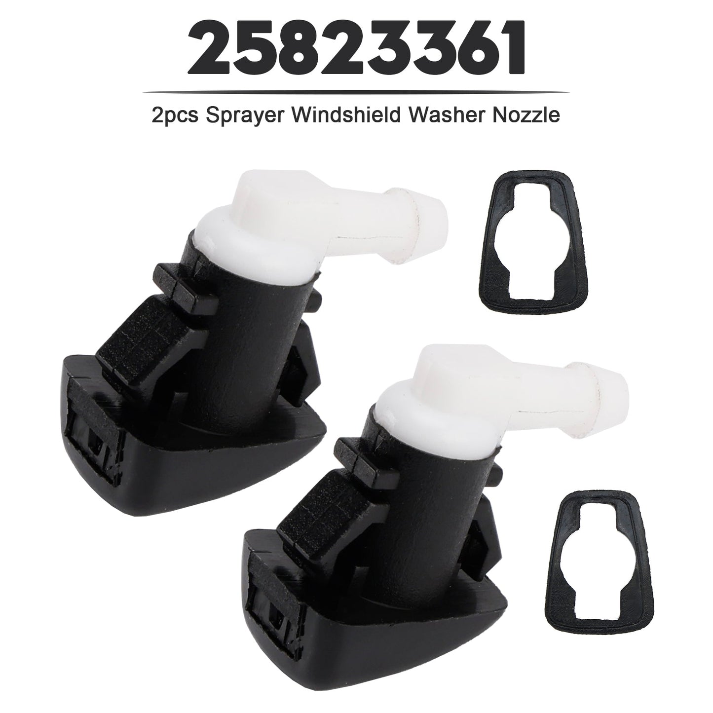 2 ugelli spruzzatori per lavavetri per Cadillac SRX 25823361