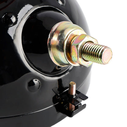 Faro anteriore da 5,75"" universale multifunzionale nero n. 82 per moto