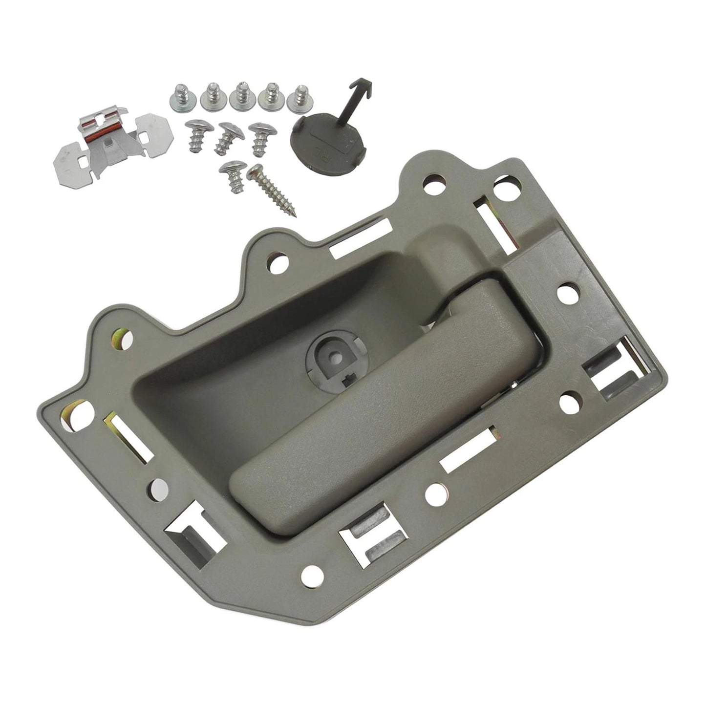 4 pezzi Maniglia interna porta anteriore posteriore sinistra e destra grigia per Jeep Grand Cherokee 2005-2011