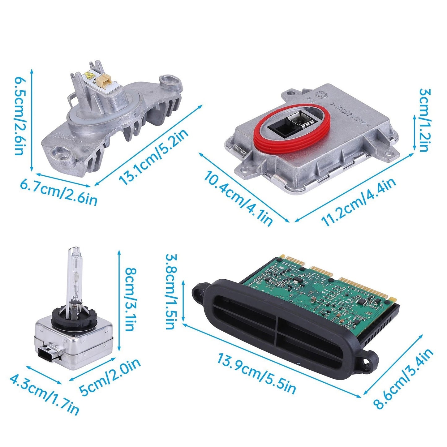 Kit modulo di controllo ballast xeno adattivo BMW 328d 2014-2015 63117398766 63117311243
