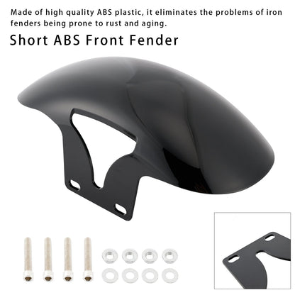 Parafango anteriore corto ABS Harley-Davidson M8 Softail Fatboy 2018-2024