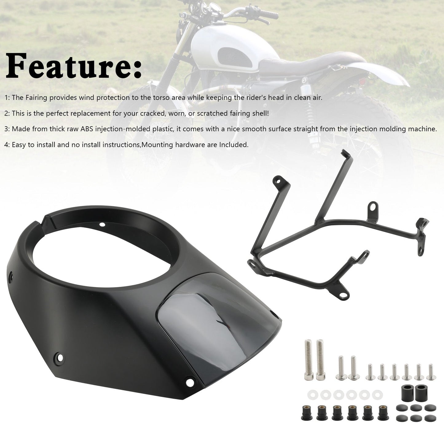 Parabrezza per cupolino per faro Honda CL300 2023