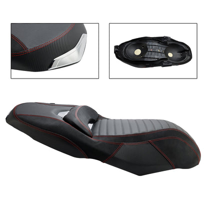 Sella passeggero completa per pilota Yamaha X-Max 300 2023-2025 con cuscino rosso