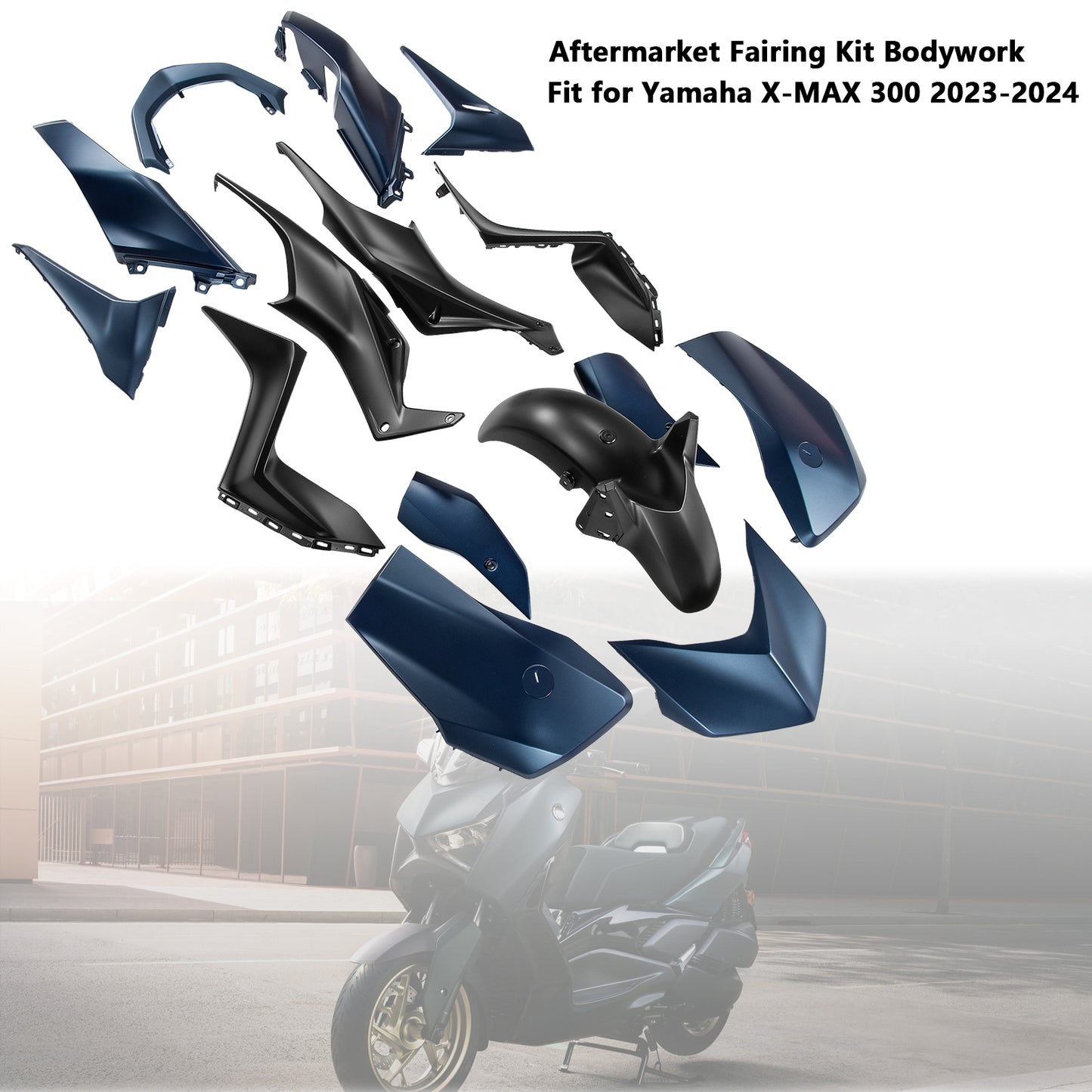 Kit carena carrozzeria iniezione ABS per Yamaha X-MAX 300 XMAX 2023-2024