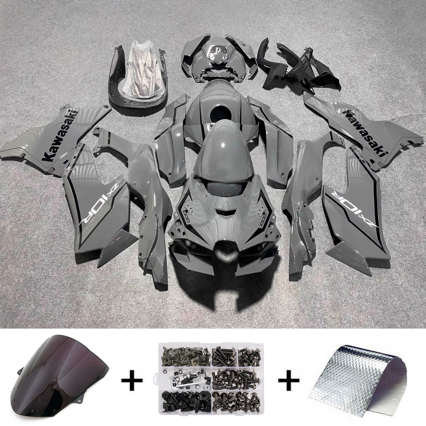 Kit carenatura iniezione in plastica ABS adatto per Kawasaki ZX-6R 2024-2026