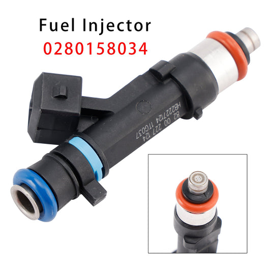 1 Pz Iniettore di Carburante Per Dacia Sandero Dokker Logan Renault Kangoo 0280158034