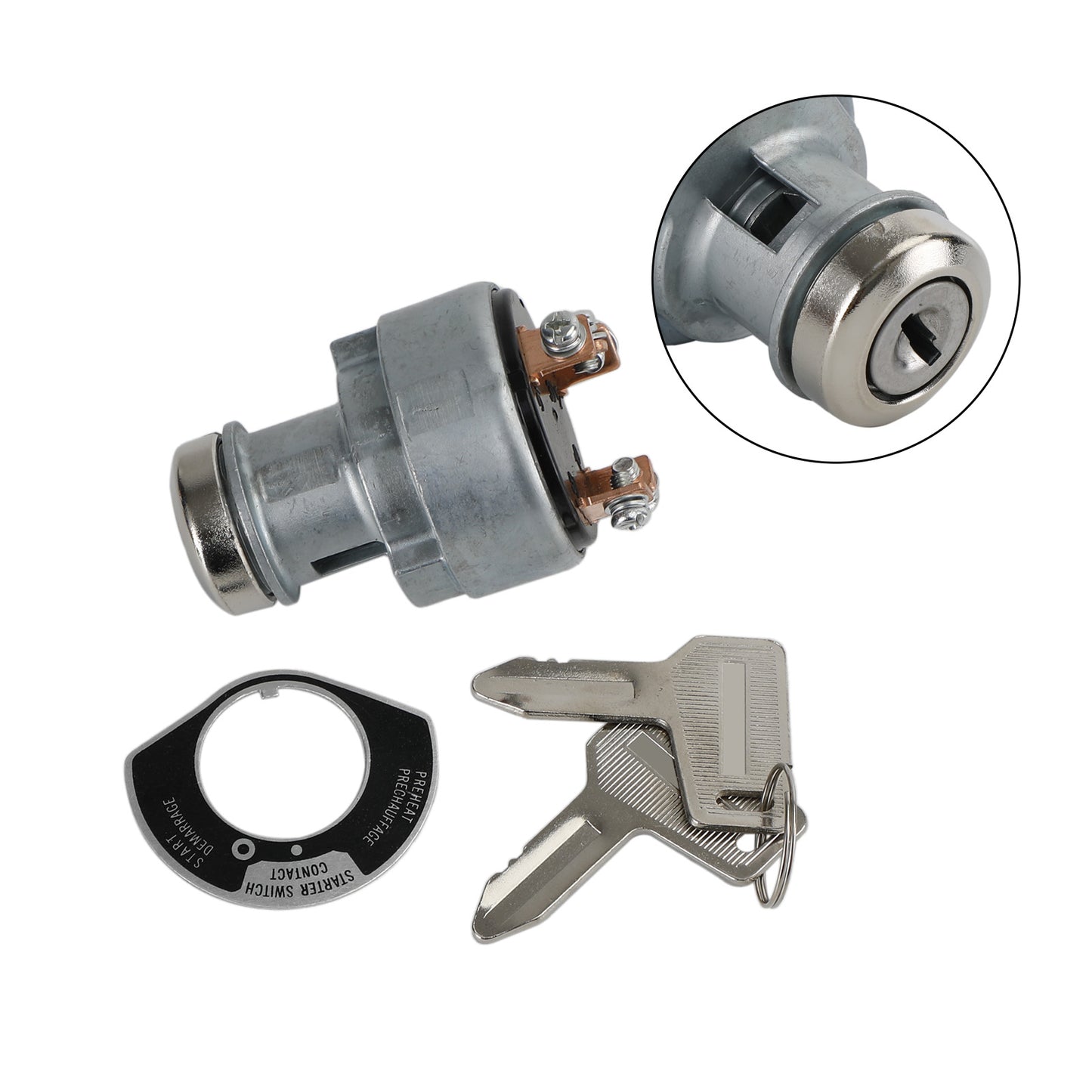 Per Escavatore Yanmar C50R C60R C80R B08-3 Interruttore Di Accensione Con Chiavi 301 933110-00200