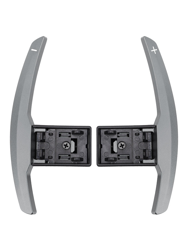 Estensione del cambio al volante per BMW Serie F F30 F31 F32 F10 X3 X5 Grigio alluminio