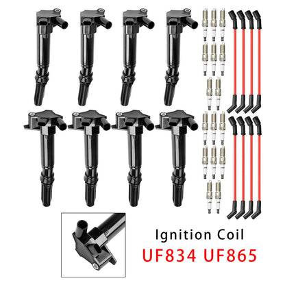 8 Bobine di accensione + 16 Candele + 8 Fili UF834 UF865 Per Ford F-250 F-350 E-450
