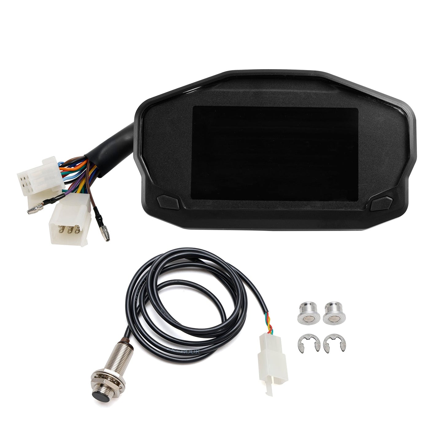Tachimetro digitale con display LCD retroilluminato RPM universale per moto