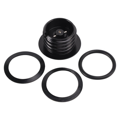 Tappo serbatoio a scomparsa ventilato nero per Softail Low Rider Dyna Sport Super Glide