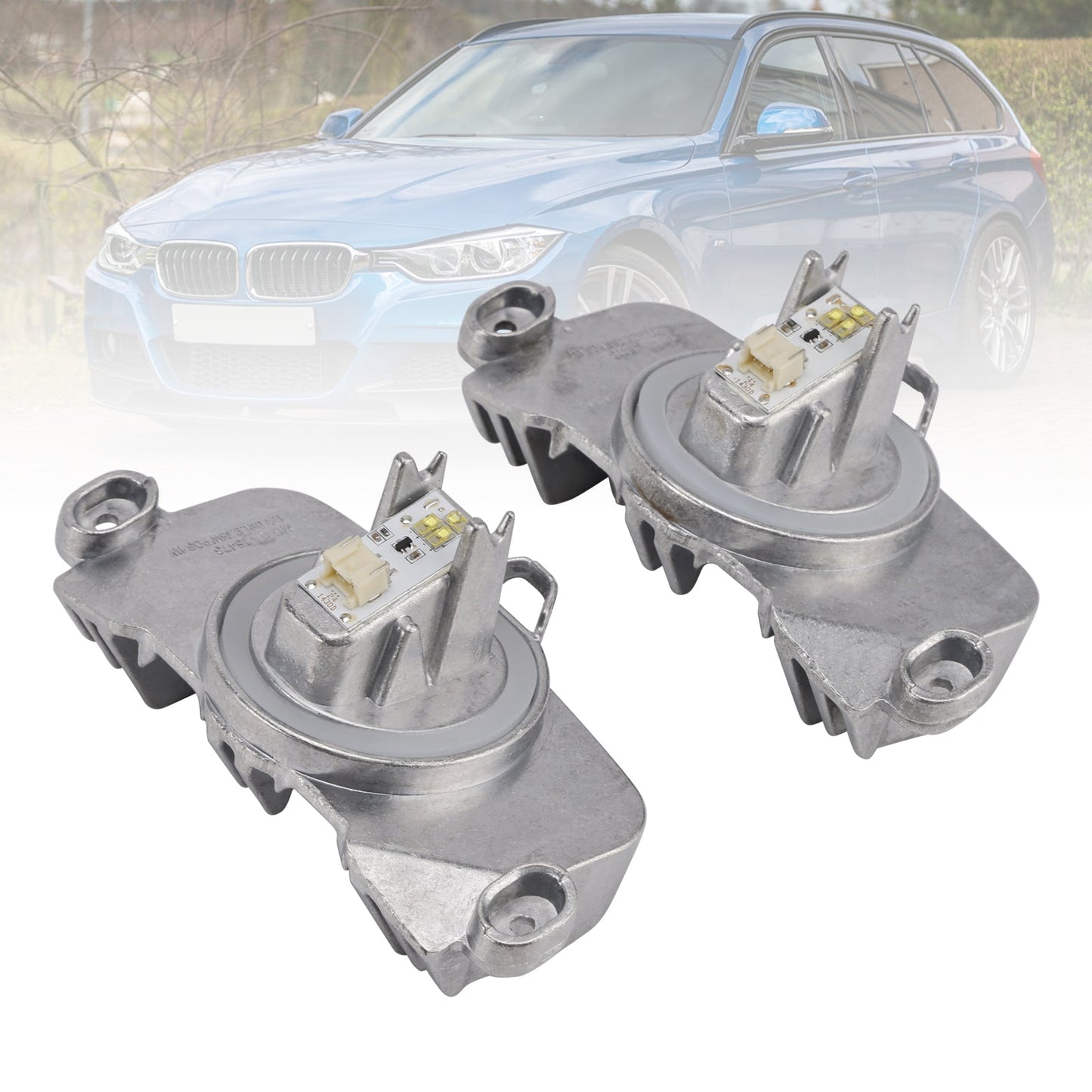 Modulo luce ad anello LED Angel Eyes da 2 pezzi, diodo 63117398766 per BMW F30 F31 F34