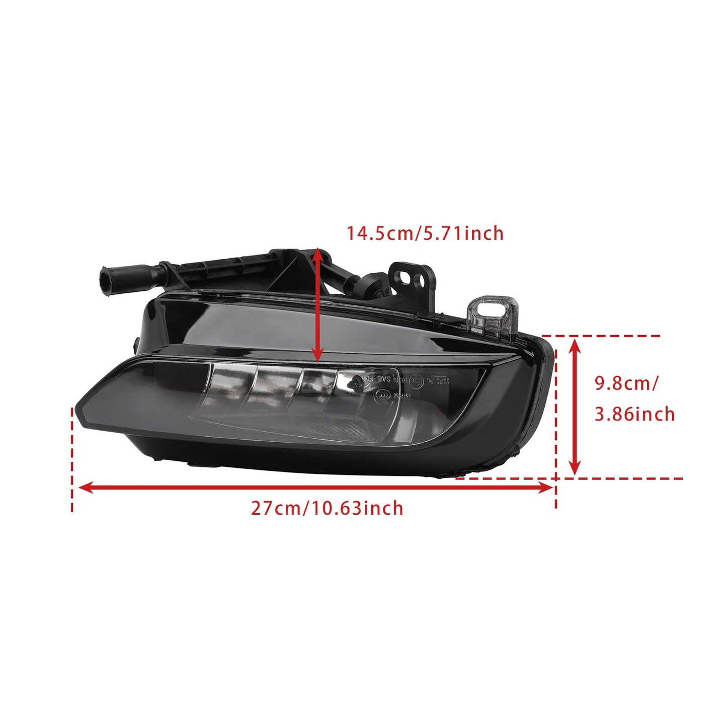 Fendinebbia anteriore destro Audi A3 Sportback 2015-2016, 1 pezzo, con lampadine 8V0941700C