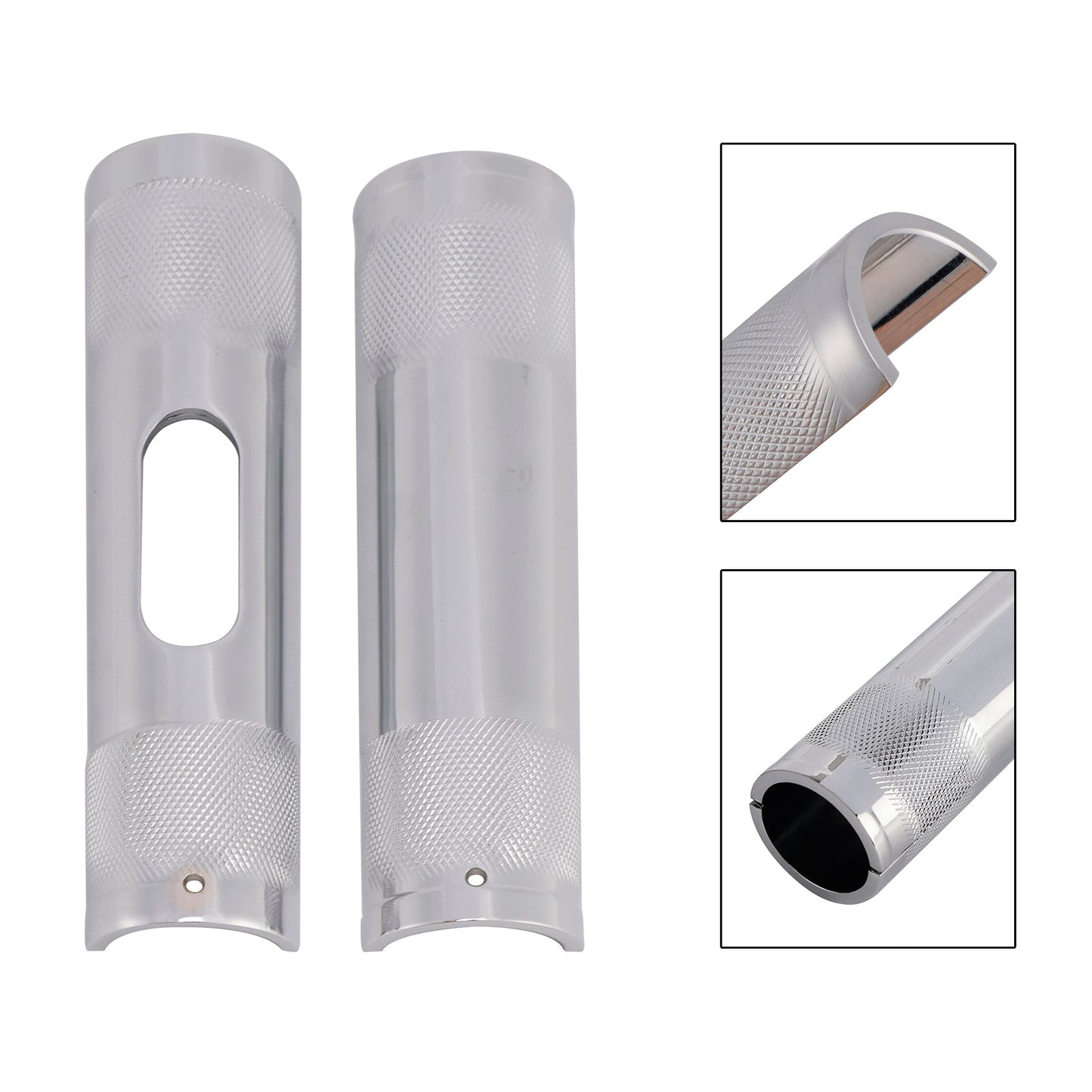 Adattatore manubrio rialzato da 1-1,25"" di diametro cromato per Dyna Road Glide Road King