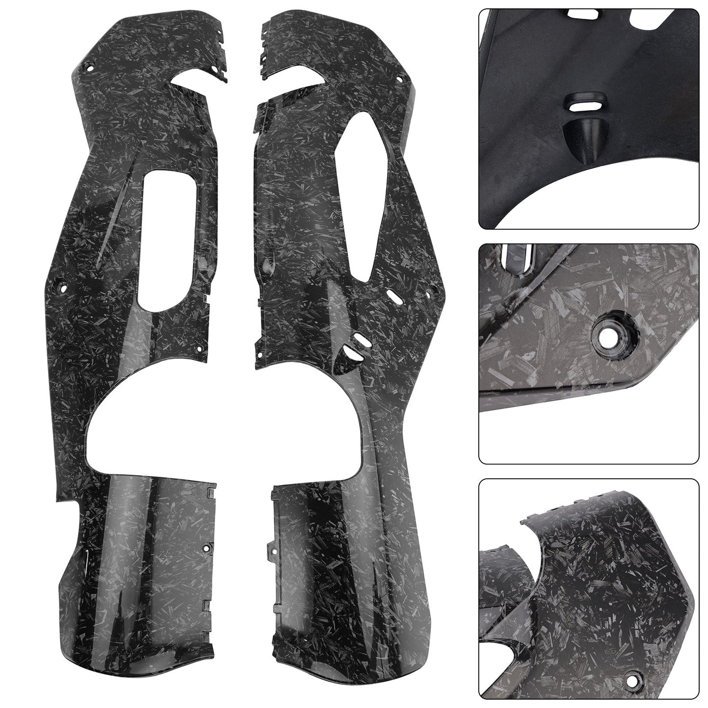 Carene laterali inferiori Aprilia RSV4 2021-2024, piastra di copertura completa della carenatura