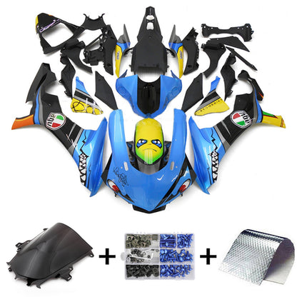 Kit carenatura BODYWORK ABS di plastica per Yamaha YZF 1000 R1 2015-2019