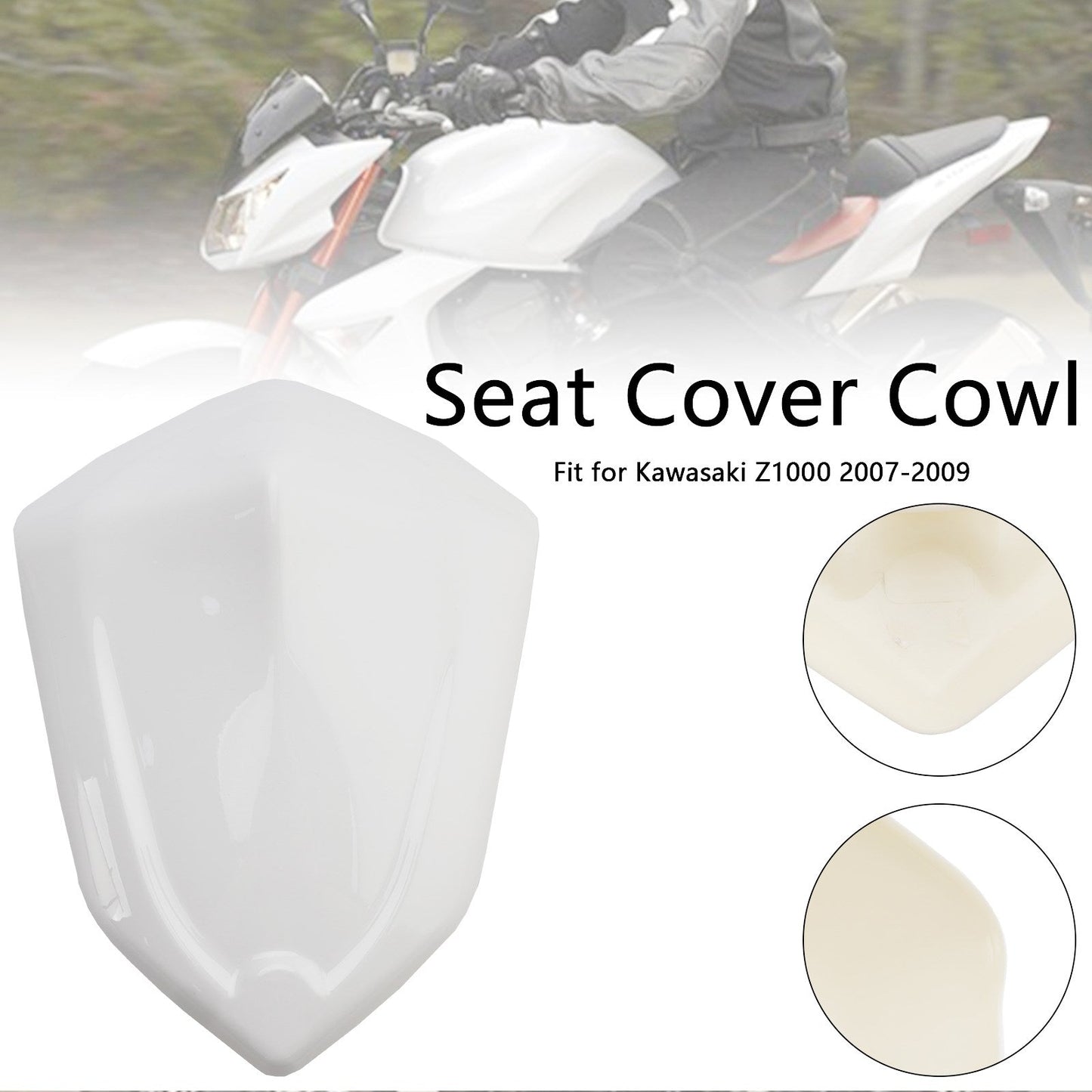 Copertura carenatura posteriore sedile posteriore Kawasaki Z1000 2007-2009