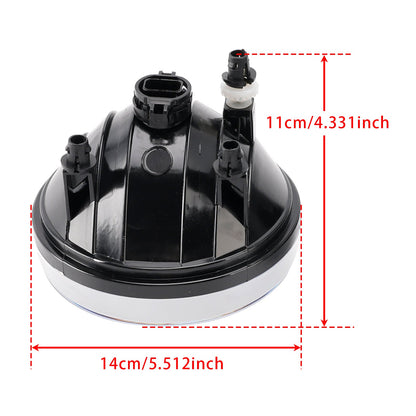 Coppia di fari fendinebbia anteriori con lampadine per GMC Sierra 1500 2007-2013