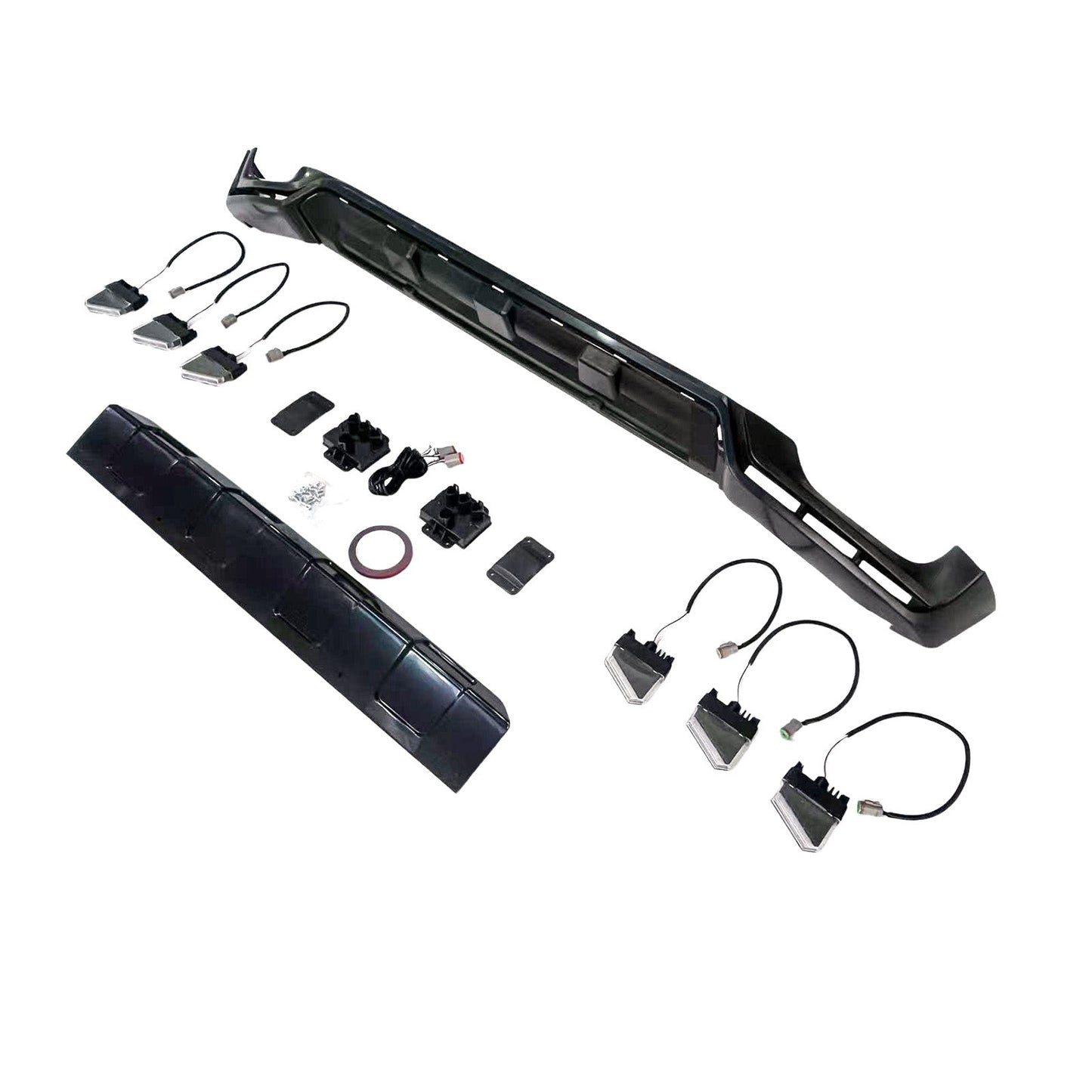 Diffusore anteriore per paraurti compatibile con Mercedes Benz Classe G W465 G450 G500 2025+ PP