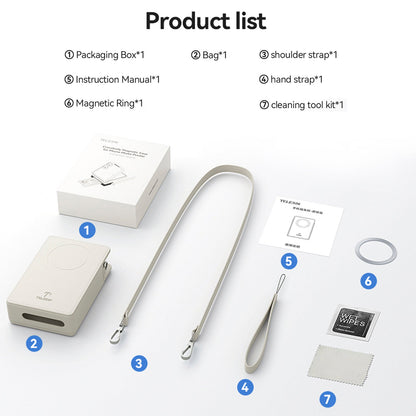 Borsa portaoggetti magnetica per fotocamera e telefono cellulare per stampante fotografica tascabile Xiaomi 1s