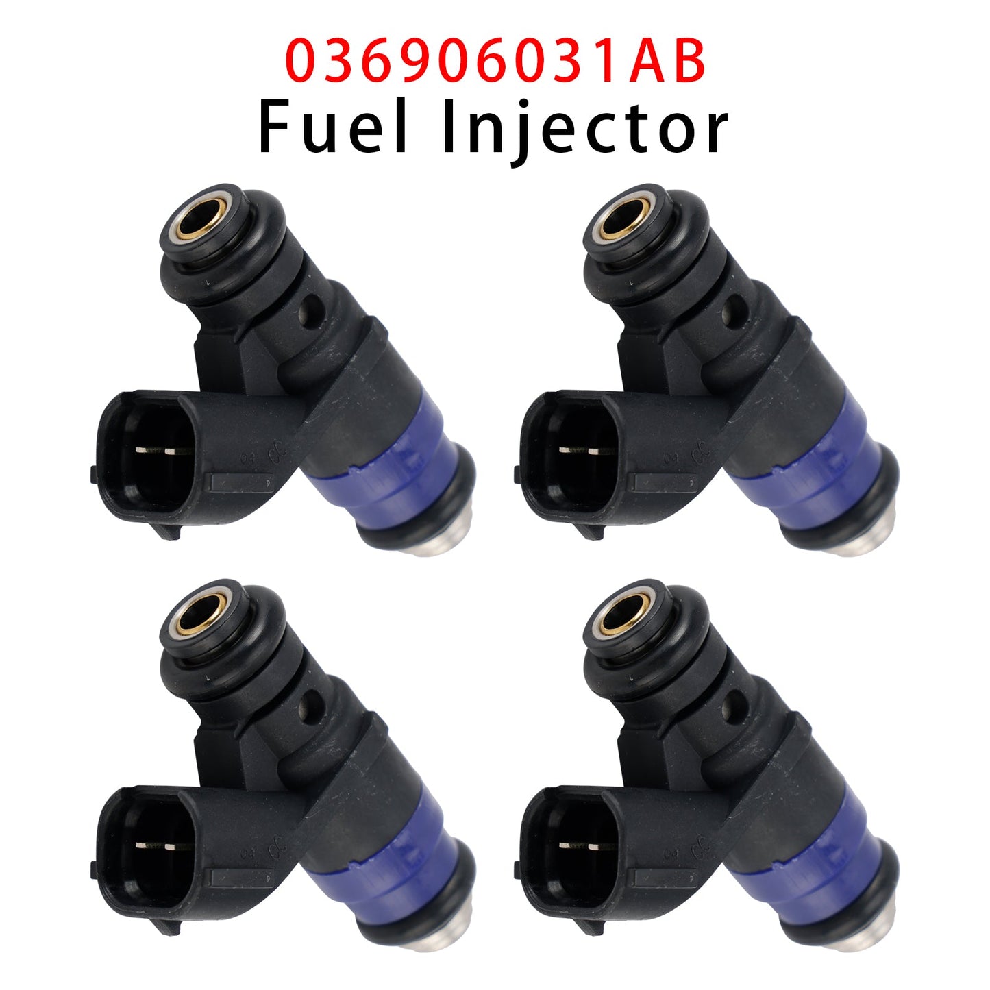 4 pezzi iniettori carburante per VW Polo Skoda Fabia I Seat Ibiza III 1.4 16V 036906031AB