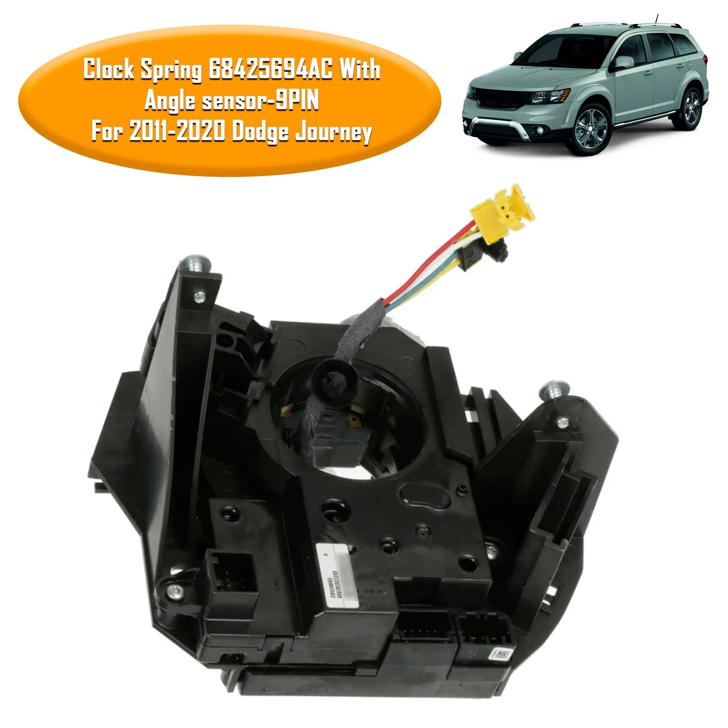 Molla dell'orologio 68425694AC per Dodge Journey 2011-2020 con sensore angolare-9PIN