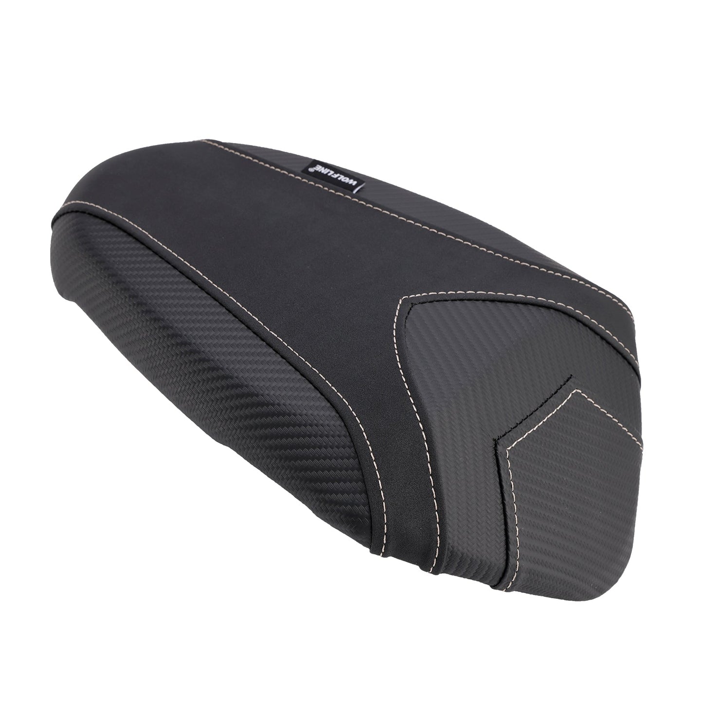 Cuscino per sedile passeggero posteriore Triumph Street Triple 765, 765S e 765R, in poliuretano, colore nero opaco, 2019-2024