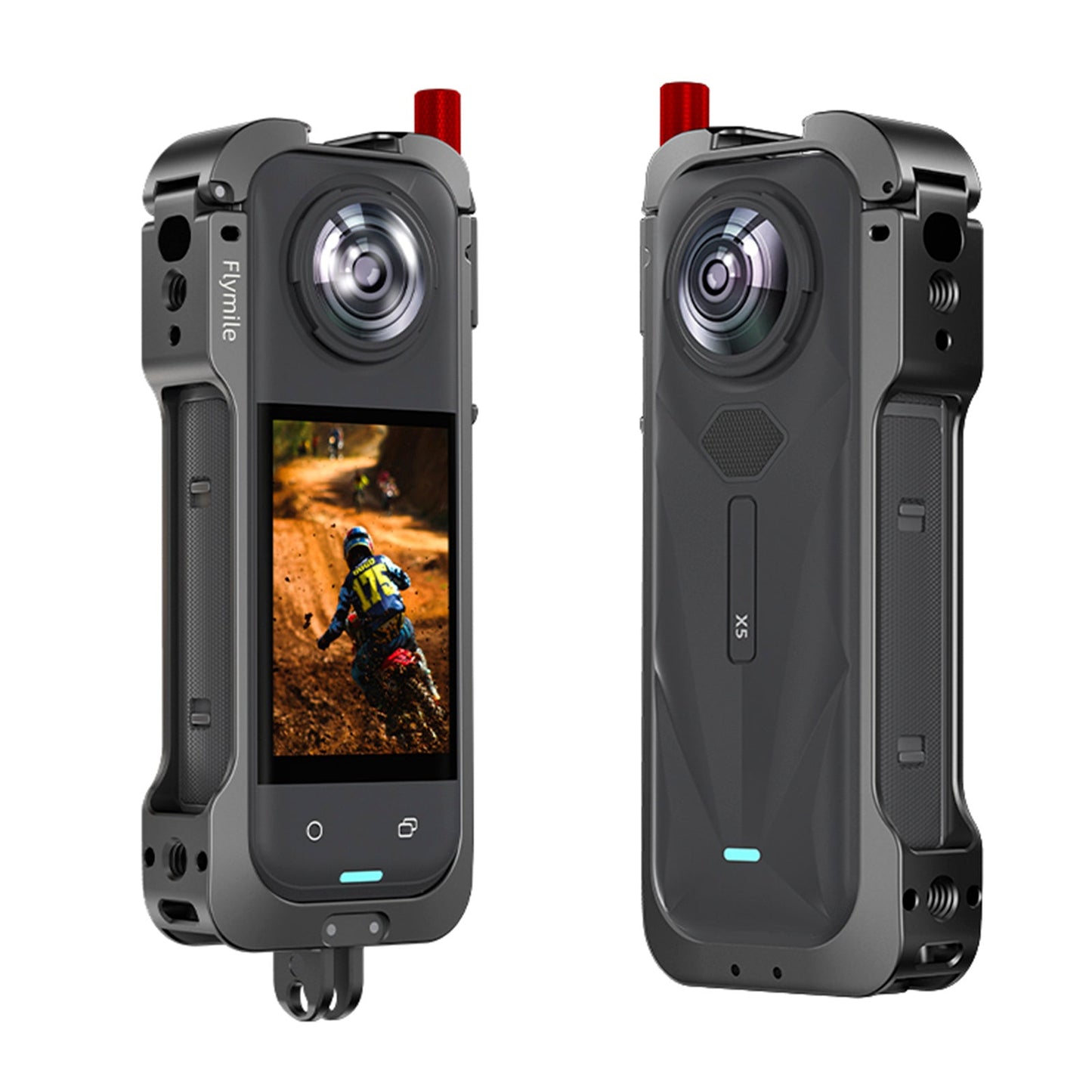 Accessori per fotocamera: custodia protettiva con copriobiettivo e kit per Insta360 X5