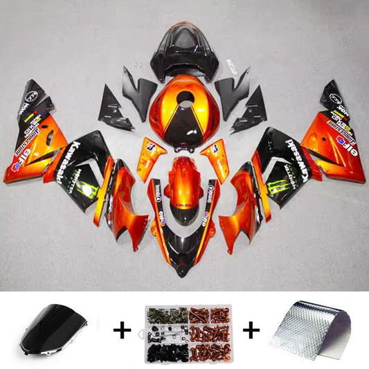Kit carenatura iniezione in plastica ABS adatto per Kawasaki ZX10R 2004-2005