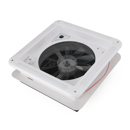 12V 6W Manuale sfiato tetto roulotte da 14 "RV Ventola per camper luce a LED