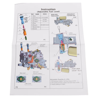 Carburatore a flangia quadrata per 4 corpi 1912-800 per serie Thunder 1912 Avs2 800 CFM