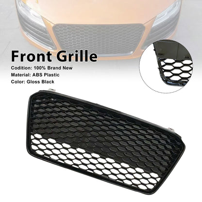 Griglia paraurti anteriore a nido d'ape per Audi R8 2015, colore nero lucido