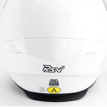 Casco da moto DOT per adulti Street Integrale Bianco