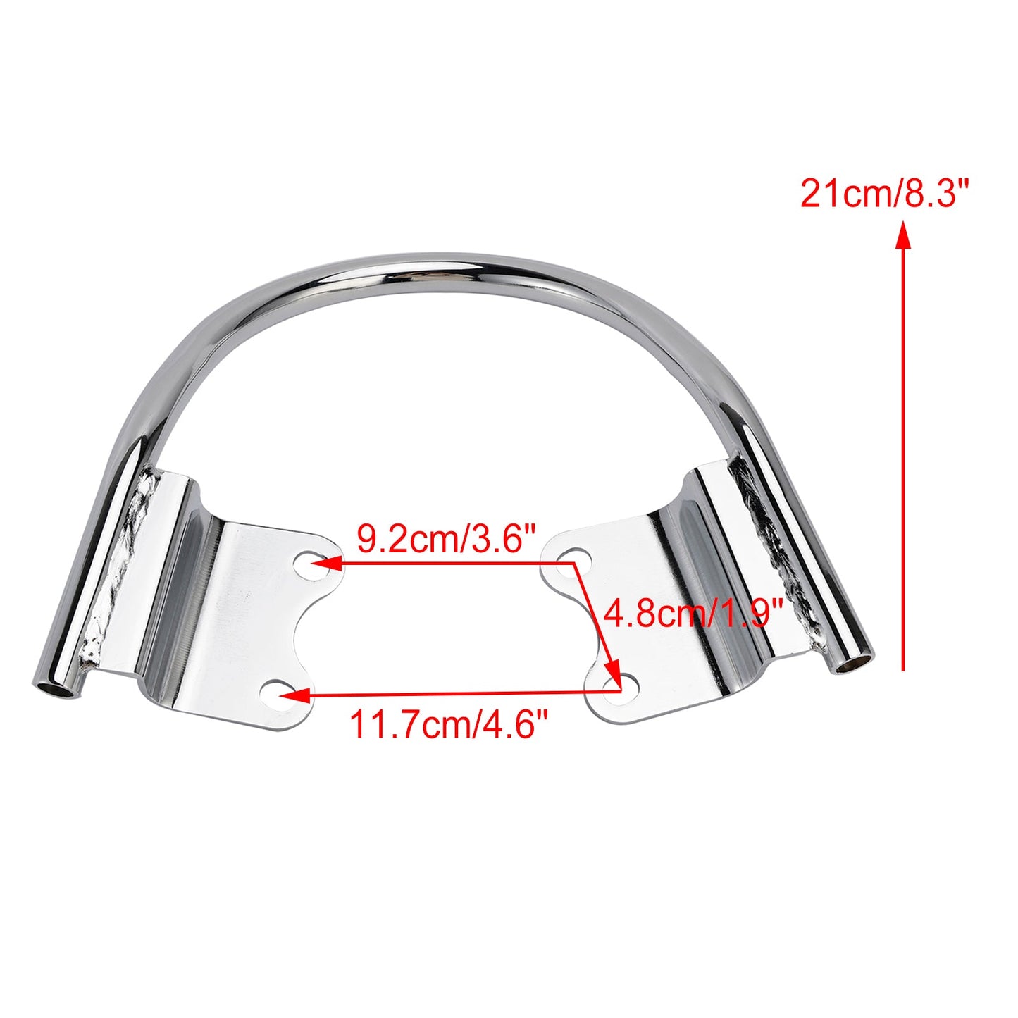 Supporto per bracciolo passeggero adatto per Honda MSX 125 Grom 125 2021-2024 (JC92)