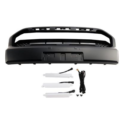 Grill per paraurti anteriore in stile Raptor per Ford Ranger 2019-2023 T8 W/LED